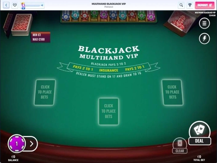 Multihand Blackjack VIP